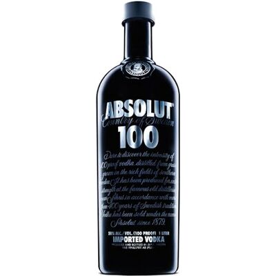 ABSOLUT Vodka 100 50% Vol. 1l ABSOLUT Vodka 100 50% Vol. 1l
