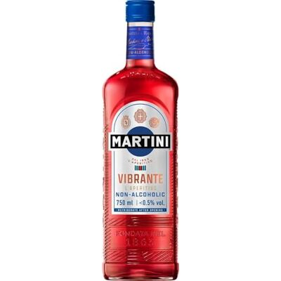 Martini Vibrante, 75cl / 750ml, Aperitivo Analcolico Infuso con Erbe Botaniche Martini Vibrante, 75cl / 750ml, Aperitivo Analcolico Infuso con Erbe Botaniche