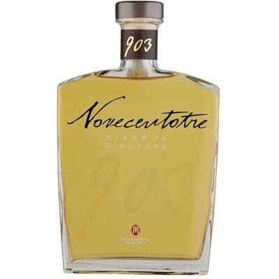 BONAVENTURA MASCHIO la Grappa 903 Riserva d'Autore. Grappa strutturata, dal sapore suadente e fragrante, con sfumature tostate e di frutta secca 700 ml BONAVENTURA MASCHIO la Grappa 903 Riserva d'Autore. Grappa strutturata, dal sapore suadente e fragrante, con sfumature tostate e di frutta secca 700 ml
