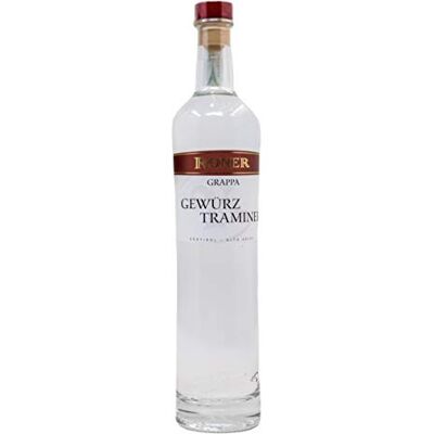 Roner Gewürztraminer (1x 0,5l) Grappa Monovitigno dalla Distilleria Artigianale Alto Adige Südtirol più premiata d'Italia 500 ml Roner Gewürztraminer (1x 0,5l) Grappa Monovitigno dalla Distilleria Artigianale Alto Adige Südtirol più premiata d'Italia 500 ml
