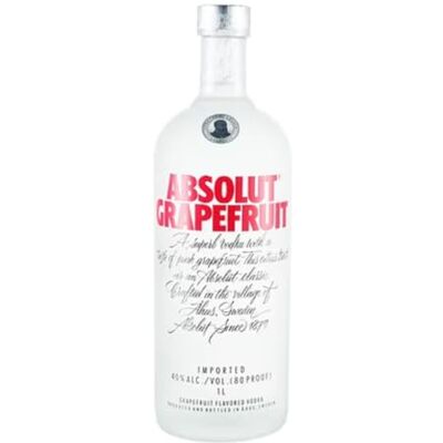 ABSOLUT GRAPEFRUIT Flavored Vodka 40% Vol. 1l ABSOLUT GRAPEFRUIT Flavored Vodka 40% Vol. 1l