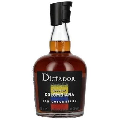 DICTADOR RESERVA COLOMBIANA RUM Invecchiato 38% VOL 70 CL DICTADOR RESERVA COLOMBIANA RUM Invecchiato 38% VOL 70 CL