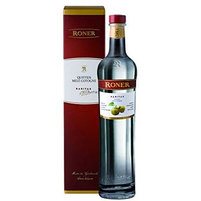 Roner Mela cotogna (1x 0,5l) Acquavite Raritas dalla Distilleria Artigianale Alto Adige Südtirol più premiata d'Italia 500 ml Roner Mela cotogna (1x 0,5l) Acquavite Raritas dalla Distilleria Artigianale Alto Adige Südtirol più premiata d'Italia 500 ml