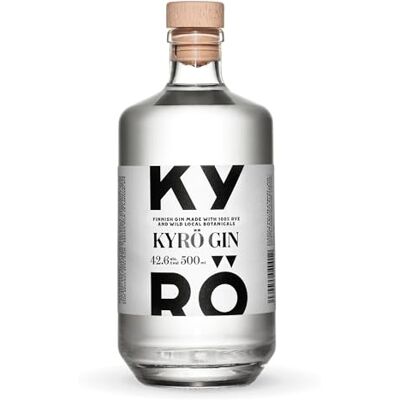Kyrö Gin Finlandese, Distillato di Segale con Aggiunta di 20 Botaniche, Senza Glutine, Bottiglia in Vetro da 500 ml Kyrö Gin Finlandese, Distillato di Segale con Aggiunta di 20 Botaniche, Senza Glutine, Bottiglia in Vetro da 500 ml