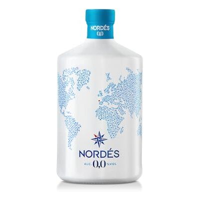 Nordés 0.0, Bevanda Analcolica Ispirata al Gin con Botaniche Atlantiche dal Gusto Fresco ed Equilibrato Bottiglia da 700 ml Nordés 0.0, Bevanda Analcolica Ispirata al Gin con Botaniche Atlantiche dal Gusto Fresco ed Equilibrato Bottiglia da 700 ml