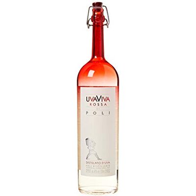 Poli , Grappa Uva Viva Rossa 700 ml Poli , Grappa Uva Viva Rossa 700 ml