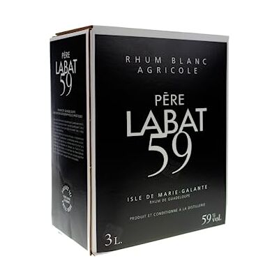 Wine And More PÈRE LABAT RUM BIANCO -BAG IN BOX 59° 3 L Wine And More PÈRE LABAT RUM BIANCO -BAG IN BOX 59° 3 L