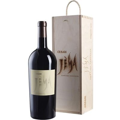 Cesari Jema Corvina Veronese IGT 2016 Vino morbido, speziato e armonico 13,50% vol. Bottiglia da 1,5 l in confezione regalo in legno Cesari Jema Corvina Veronese IGT 2016 Vino morbido, speziato e armonico 13,50% vol. Bottiglia da 1,5 l in confezione regalo in legno