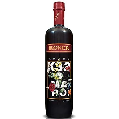 Roner K32 Amaro (1x 0,7l) Amaro dalla Distilleria Artigianale Alto Adige Südtirol più premiata d'Italia 700 ml Roner K32 Amaro (1x 0,7l) Amaro dalla Distilleria Artigianale Alto Adige Südtirol più premiata d'Italia 700 ml