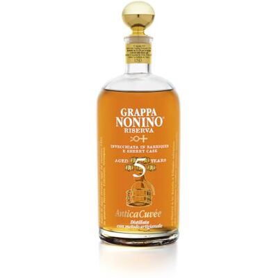 Nonino - Riserve Invecchiata 5 Anni Antica Cuvee - Grappa Nonino - Riserve Invecchiata 5 Anni Antica Cuvee - Grappa