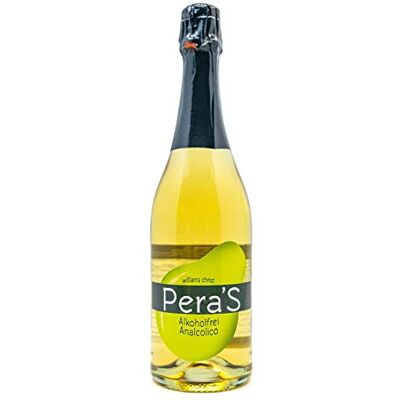 Roner Pera's Analcolico (1x 0,7l) bollicine alla Pera Williams , distilleria piu premiata d'Italia 750 ml Roner Pera's Analcolico (1x 0,7l) bollicine alla Pera Williams , distilleria piu premiata d'Italia 750 ml