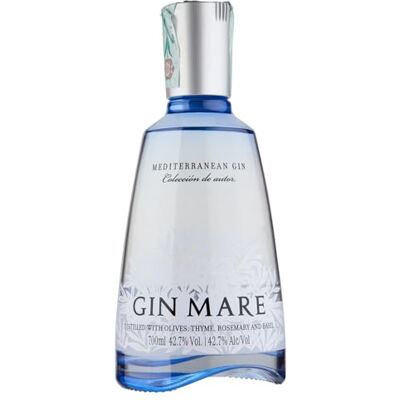 Gin Mare – Premium Mediterranean Gin con 4 Botaniche Naturali Mediterranee, 42,7% Vol., Bottiglia in Vetro da 70 cl Gin Mare – Premium Mediterranean Gin con 4 Botaniche Naturali Mediterranee, 42,7% Vol., Bottiglia in Vetro da 70 cl