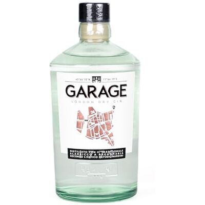 Nardini Garage Gin London Dry – 70 cl, 45% Vol. Gin italiano secco e aromatico, con ginepro, coriandolo, angelica, cardamomo e piacevoli sfumature agrumate Nardini Garage Gin London Dry – 70 cl, 45% Vol. Gin italiano secco e aromatico, con ginepro, coriandolo, angelica, cardamomo e piacevoli sfumature agrumate