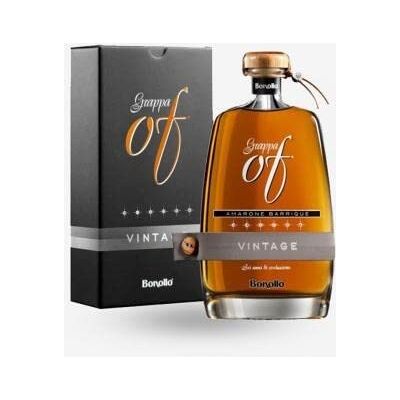 Bonollo Confezzione regalo- GRAPPA OF AMARONE BARRIQUE VINTAGE 6 STELLE 42° DISTILLERIA Bonollo Confezzione regalo- GRAPPA OF AMARONE BARRIQUE VINTAGE 6 STELLE 42° DISTILLERIA