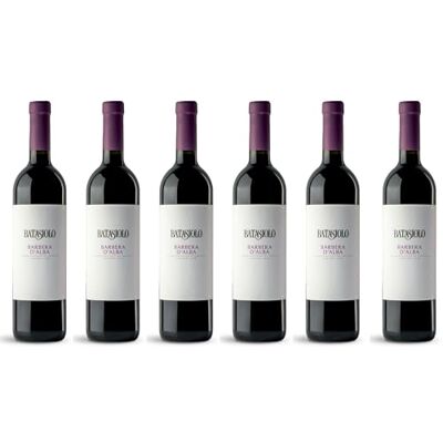 BATASIOLO , BARBERA D'ALBA DOC, Vino Rosso Fermo Secco, Sapore Equilibrato Vintage Confezione da 6 BATASIOLO , BARBERA D'ALBA DOC, Vino Rosso Fermo Secco, Sapore Equilibrato Vintage Confezione da 6