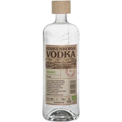 KOSKENKORVA_VODKA Koskenkorva, Original Organic Vodka, 700 ml, Vodka Biologica Finlandese con Note Secche, Prodotta con Orzo Finlandese, Distillata con Acqua Pura di Sorgente, Idea Regalo, 37,5% Vol. KOSKENKORVA_VODKA Koskenkorva, Original Organic Vodka, 700 ml, Vodka Biologica Finlandese con Note Secche, Prodotta con Orzo Finlandese, Distillata con Acqua Pura di Sorgente, Idea Regalo, 37,5% Vol.