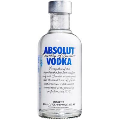 ABSOLUT Blue S Vodka 200 ml ABSOLUT Blue S Vodka 200 ml