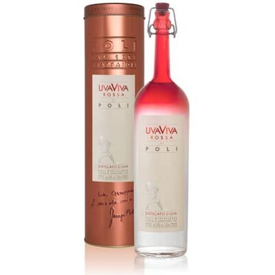 Poli UvaViva Rossa di Poli - Distillato d’Uva - 40% Vol. Poli UvaViva Rossa di Poli - Distillato d’Uva - 40% Vol.