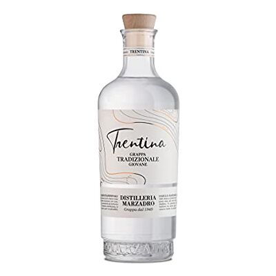 Marzadro , Grappa Giovane La Trentina Tradizionale bottiglia in vetro da 700ml Marzadro , Grappa Giovane La Trentina Tradizionale bottiglia in vetro da 700ml