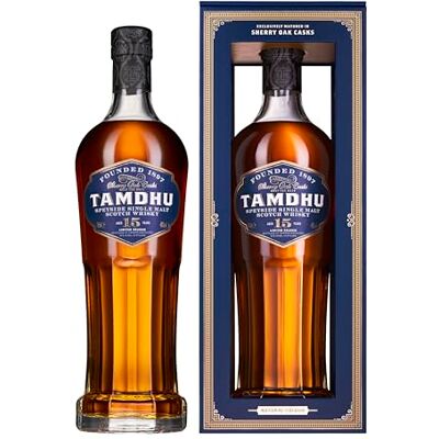 Tamdhu 15 Years Old Speyside Single Malt Scotch Whisky 46% Vol. 0,7l in Giftbox Tamdhu 15 Years Old Speyside Single Malt Scotch Whisky 46% Vol. 0,7l in Giftbox