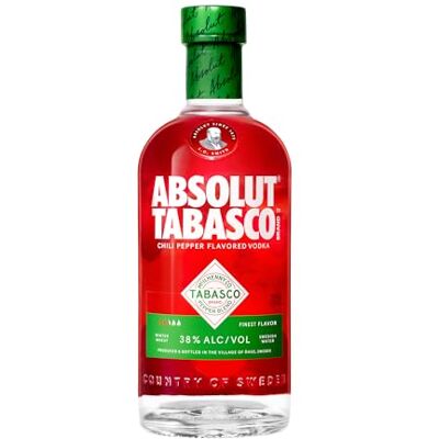 ABSOLUT ® TABASCO™ Chili Pepper Flavored Vodka, 38%, 70 CL ABSOLUT ® TABASCO™ Chili Pepper Flavored Vodka, 38%, 70 CL