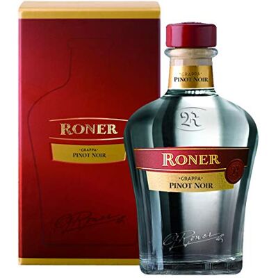 Roner Pinot Noir (1x 0,7l) Grappa Monovitigno dalla Distilleria Artigianale Alto Adige Südtirol più premiata d'Italia 700 ml Roner Pinot Noir (1x 0,7l) Grappa Monovitigno dalla Distilleria Artigianale Alto Adige Südtirol più premiata d'Italia 700 ml