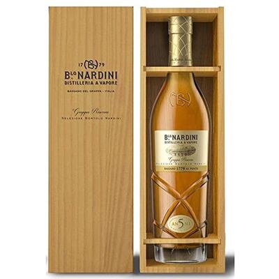 Nardini GRAPPA RISERVA 5 ANNI 70 CL SELEZIONE BORTOLO IN ASTUCCIO Nardini GRAPPA RISERVA 5 ANNI 70 CL SELEZIONE BORTOLO IN ASTUCCIO
