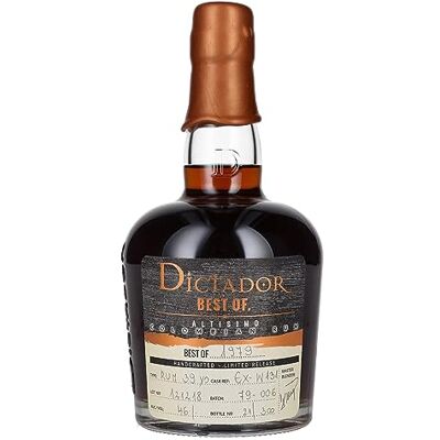 DICTADOR BEST OF 1979 ALTISIMO Colombian Rum Limited Release 46% Vol. 0,7l DICTADOR BEST OF 1979 ALTISIMO Colombian Rum Limited Release 46% Vol. 0,7l