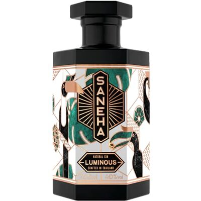 Anthology SANEHA LUMINOUS Distilled gin 0,7l 40% vol. Gin thailandese, tropicale e floreale Anthology SANEHA LUMINOUS Distilled gin 0,7l 40% vol. Gin thailandese, tropicale e floreale