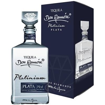 Don Ramón Platinum Plata 100% Agave 35% Vol. 0,7l in Giftbox Don Ramón Platinum Plata 100% Agave 35% Vol. 0,7l in Giftbox