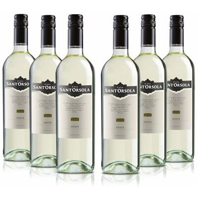 Sant'Orsola Soave D.O.C., da Uva Garganega e Trebbiano di Soave, Gusto Asciutto, 6x750 ml Sant'Orsola Soave D.O.C., da Uva Garganega e Trebbiano di Soave, Gusto Asciutto, 6x750 ml