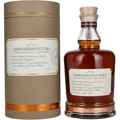 Marzadro ESPRESSIONI FUTURA Grappa 2024 45% Vol. 0,7l in Giftbox Marzadro ESPRESSIONI FUTURA Grappa 2024 45% Vol. 0,7l in Giftbox
