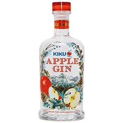 Roner KIKU Apple Gin (1x 0,5l) Gin dalla Distilleria Artigianale Alto Adige Südtirol più premiata d'Italia 500 ml Roner KIKU Apple Gin (1x 0,5l) Gin dalla Distilleria Artigianale Alto Adige Südtirol più premiata d'Italia 500 ml