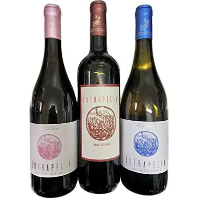 Eutrapelia Tris Vini Rosso Greco IGP Colli Salerno e Rosato IGP Colli Salerno Eutrapelia Tris Vini Rosso Greco IGP Colli Salerno e Rosato IGP Colli Salerno