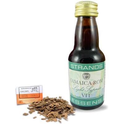 AlcoFermBrew Essenza Stile Rum Bianco Giamaicano 25ml – Senza Alcol – Prepara 0,75L – Con Chips Di Quercia Francese 20g In Omaggio AlcoFermBrew Essenza Stile Rum Bianco Giamaicano 25ml – Senza Alcol – Prepara 0,75L – Con Chips Di Quercia Francese 20g In Omaggio