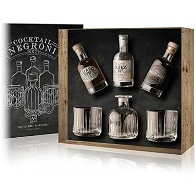 Marzadro DISTILLERIA COCKTAIL NEGRONI SET Marzadro DISTILLERIA COCKTAIL NEGRONI SET