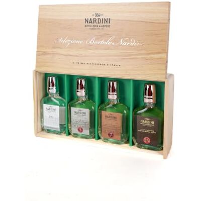 Nardini Selezione Grappe – 4 Bottiglie da 10 cl, Extrafina e 3 Riserve Esclusiva Cofanetto degustazione con Extrafina e Riserve 5, 7 e 15 Anni, Nardini Selezione Grappe – 4 Bottiglie da 10 cl, Extrafina e 3 Riserve Esclusiva Cofanetto degustazione con Extrafina e Riserve 5, 7 e 15 Anni,