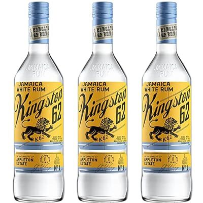 Kingston White Rum Jamaica White Rum Appleton Estate Confezione da 3 Bottiglie da 1l Kingston White Rum Jamaica White Rum Appleton Estate Confezione da 3 Bottiglie da 1l