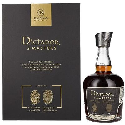 DICTADOR 2 MASTERS 1979/1982 Barton Colombian Aged Rum 46% Vol. 0,7l in Giftbox DICTADOR 2 MASTERS 1979/1982 Barton Colombian Aged Rum 46% Vol. 0,7l in Giftbox