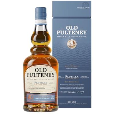Old Pulteney FLOTILLA 10 Years Old Single Malt VINTAGE 2012 46% Vol. 0,7l in Giftbox Old Pulteney FLOTILLA 10 Years Old Single Malt VINTAGE 2012 46% Vol. 0,7l in Giftbox