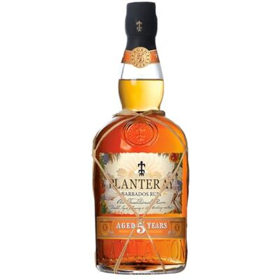 Plantation Planteray Rum Réserve 5 Ans, 700ml, Ideale per Cocktail e Mai Tai, Note Agrodolci e Tostate, Rum Scuro Artigianale delle Barbados, Invecchiato 5 Anni fra i Caraibi e la Francia, Idea Regalo, 40% Vol. Plantation Planteray Rum Réserve 5 Ans, 700ml, Ideale per Cocktail e Mai Tai, Note Agrodolci e Tostate, Rum Scuro Artigianale delle Barbados, Invecchiato 5 Anni fra i Caraibi e la Francia, Idea Regalo, 40% Vol.