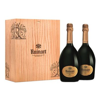 Ruinart , scatola Duo R di Champagne, 0.75 L Ruinart , scatola Duo R di Champagne, 0.75 L