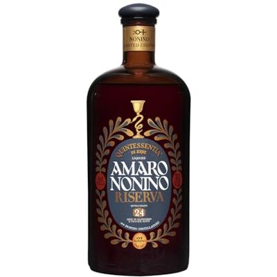 Nonino Amaro Quintessentia® Riserva, Liquore Amaro Italiano con ÙE Acquavite d’Uva, invecchiato fino a 24 mesi, 35% Vol, bottiglia in vetro con astuccio, Made in Italy, 700 ml Nonino Amaro Quintessentia® Riserva, Liquore Amaro Italiano con ÙE Acquavite d’Uva, invecchiato fino a 24 mesi, 35% Vol, bottiglia in vetro con astuccio, Made in Italy, 700 ml