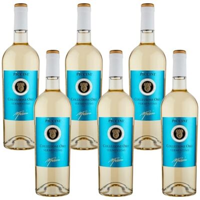 Piccini Vermentino Toscana "Collezione Oro" Igt Cartone da 6 x 750 ML Piccini Vermentino Toscana "Collezione Oro" Igt Cartone da 6 x 750 ML