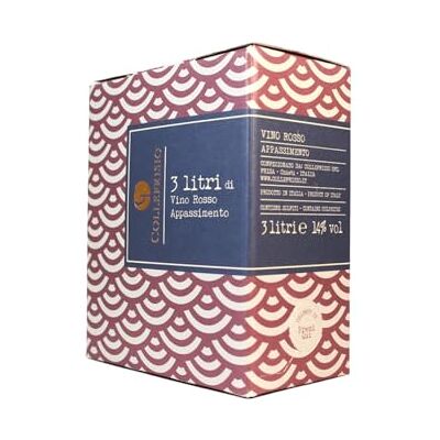 Soligo Bag In Box Appassimento Vino Rosso 3 Litri (Montepulciano 60% Sangiovese 20% Merlot 20%) Soligo Bag In Box Appassimento Vino Rosso 3 Litri (Montepulciano 60% Sangiovese 20% Merlot 20%)