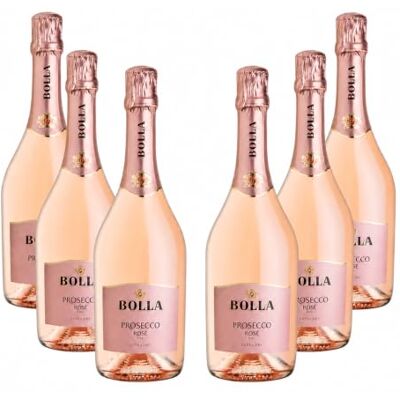 Bolla Prosecco DOC Rosé Extra Dry Spumante Rosé, 6 bottiglie Bolla Prosecco DOC Rosé Extra Dry Spumante Rosé, 6 bottiglie