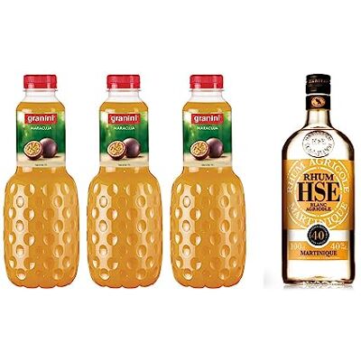 Wine And More Granini – Maracuja (3x1L) Rhum HSE 40° 1x1L Wine And More Granini – Maracuja (3x1L) Rhum HSE 40° 1x1L
