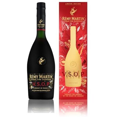 Rémy Martin V.S.O.P. 70cl Special Pack Cognac Fine Champagne. Note di Vaniglia, Albicocca e Pera Candita. 40% Vol.; Idea Regalo Esclusiva Rémy Martin V.S.O.P. 70cl Special Pack Cognac Fine Champagne. Note di Vaniglia, Albicocca e Pera Candita. 40% Vol.; Idea Regalo Esclusiva