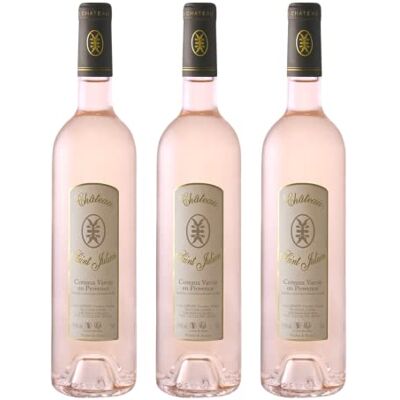Wine And More Lot de 3 Château Saint-Julien Rosé 2021 – 13° 3x75cL Wine And More Lot de 3 Château Saint-Julien Rosé 2021 – 13° 3x75cL