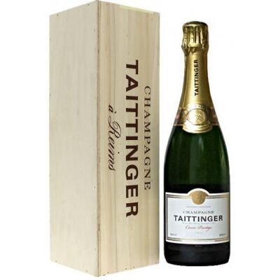 Taittinger Champagne Jéroboam Cuvée Prestige in Scatola di Legno, 3 Litri Taittinger Champagne Jéroboam Cuvée Prestige in Scatola di Legno, 3 Litri